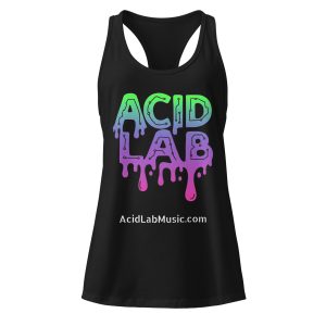 AcidLab Logo Women’s fitted racerback tank top