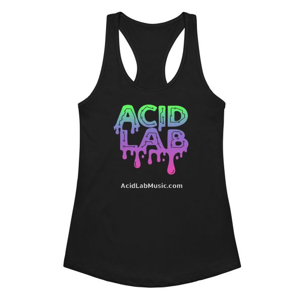AcidLab Logo Women’s fitted racerback tank top - Image 3